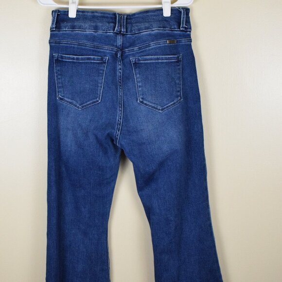 KanCan Cinthia Y2K High Rise Wide Leg Super Flare Medium Wash Denim Jeans  11/29 - Picture 9 of 9